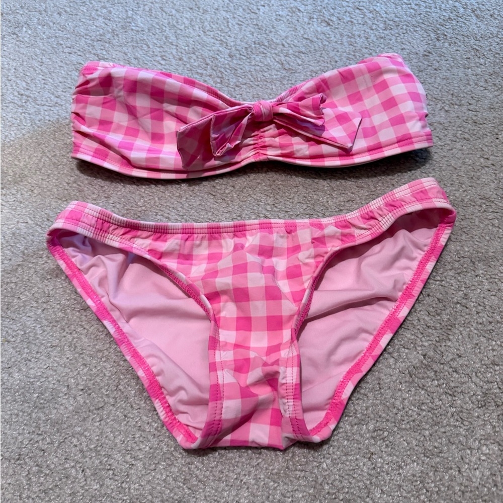 Juicy Couture Pink Gingham Bikini Set